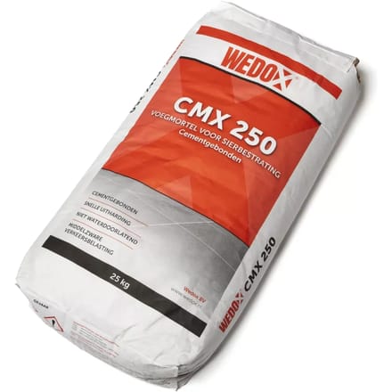 Wedox Voegmortel CMX 250 Grijs 25 kg
