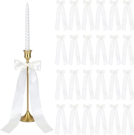 Strik Ornamenten - Hangende Decoraties - Feestelijke Aankleding - Zelfklevend Polyester - 35 x 10 cm - Beige