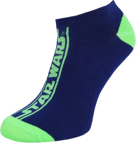 Donkerblauw-groene, heren sneakersokken STAR WARS Disney