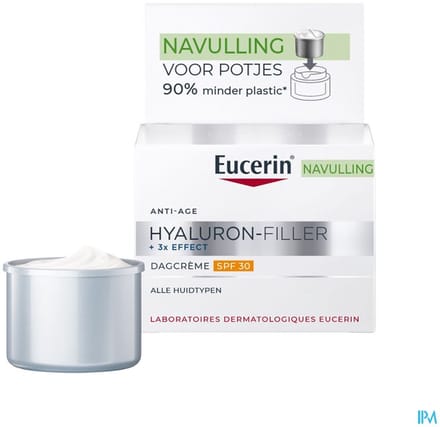 Anti-Rimpel Dagcrème Hyaluron SPF30 Navulling 50ml