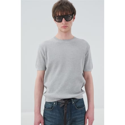Heren Katoenen Crewneck T-shirt
