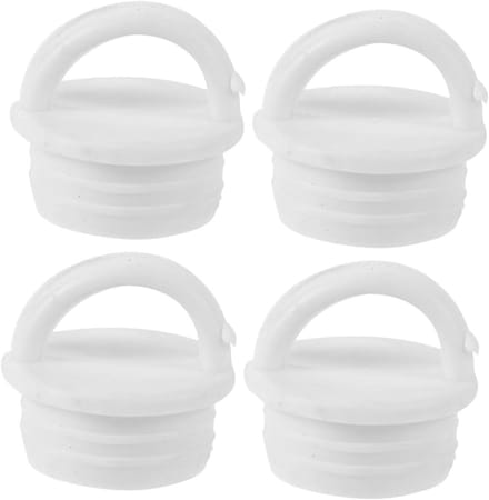 Afvoerplug Mopemmer - Dop Set - Water Dicht Maken - Duurzaam Rubber - 4 Stuks - Wit