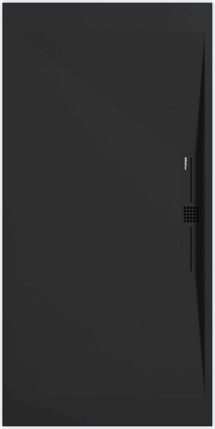 Sanifun douchebak Stone Side Black Smooth 1400 x 900 P