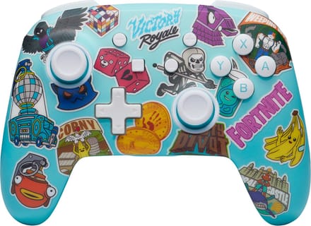 Power A Fortnite Sticker Mania Controller Nintendo Switch, Nintendo Switch Lite, Nintendo Switch OLED