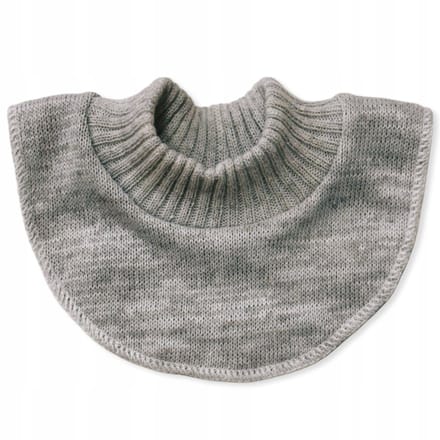 Kinder Nekwarmer Sjaal Unisex 6-12m Grijs Melange Herfst Winter