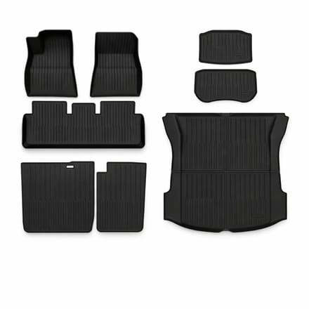 Automatten Tesla Model 3 2019-04/2021 Complete Mattenset Rubber Ecoline Accessoires