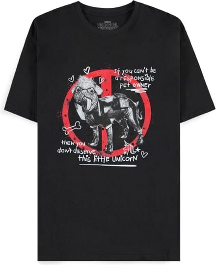 Marvel Deadpool - Dogpool Heren T-shirt - S - Zwart