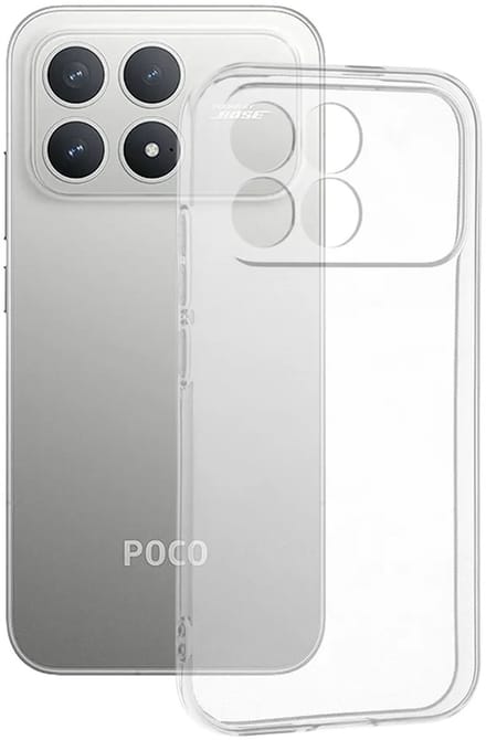 Hoesje geschikt voor Xiaomi Poco F8 Pro - Techsuit Clear Silicone Back Cover - Transparant
