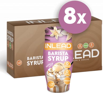 Inlead Barista Syrup (8x65ml) Vanilla - Functionele voeding - Sauzen/Siropen