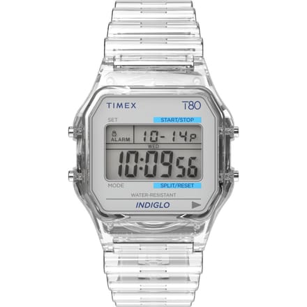 Timex Timex Lab T80 TW2Y36400 Horloge - Resin - Transparant - Ø 34 mm