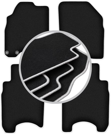 CARLUX-SILVER automatten voor: Honda Jazz II hatchback (2002-2007)