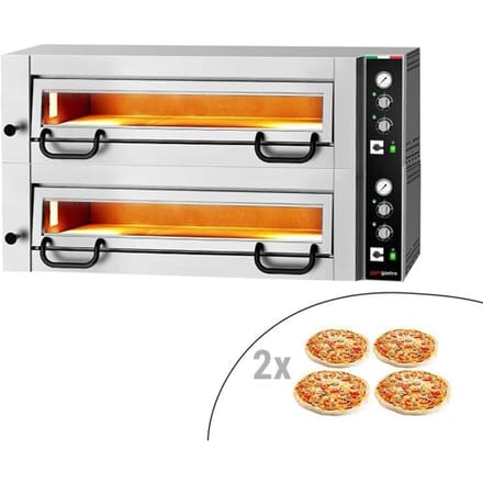 GGM Gastro Elektro Pizzaofen Power - 4+4x 34 cm - Manuell