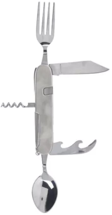 Redcliffs Survival mes - multifunctioneel met bestek - 8 functies - noodpakket - outdoor