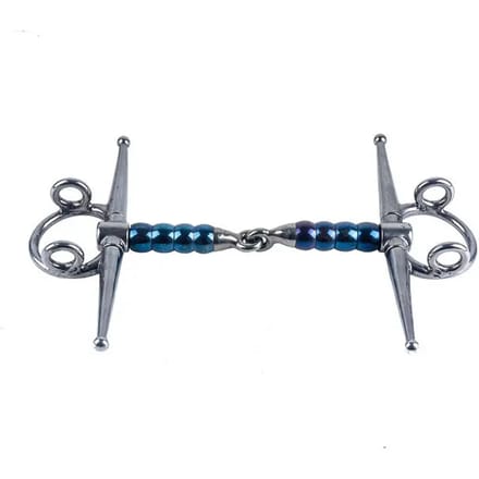 Naaldbit voor paarden Trust Sweet Iron Full Cheek Gag Cherry Roller 16
