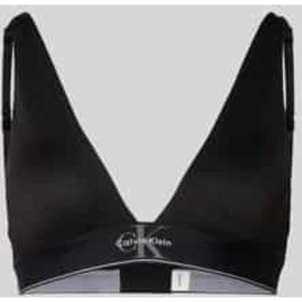 slim fit bh met logo-stitching