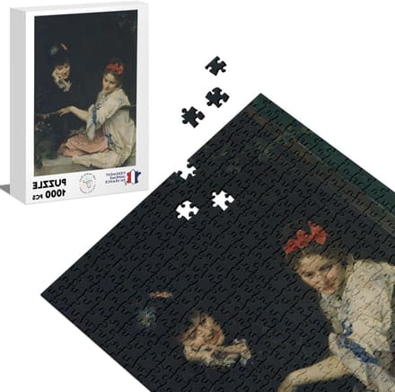 Klassieke Puzzel - Legpuzzel Schilderij - Ontspanning Thuis - Gedrukt in Frankrijk - 68 x 48 cm - Multicolor