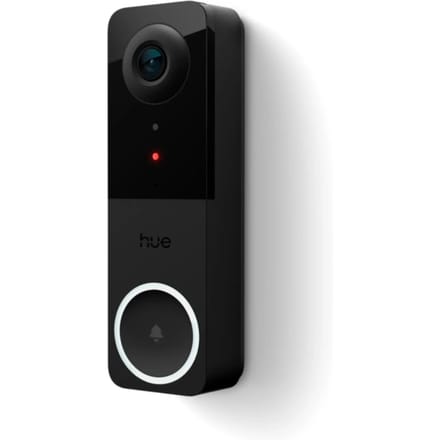 Sonnette vidéo fillaire connectée - Philips Hue - Filaire - 2K - Conversation bidirectionnelle - Extérieur