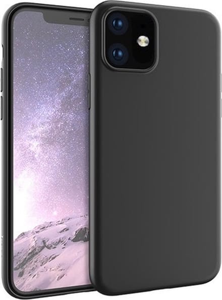 Ntech hoesje Back Cover Hoesje Geschikt voor iPhone 11 - Zwart