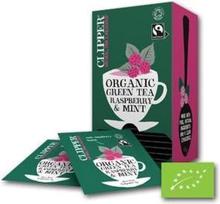Clipper Tea | Raspberry & mint | 6 x 25 zakjes