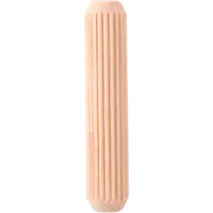 Deuvels hout gegroefd 8x40mm 30 stuks