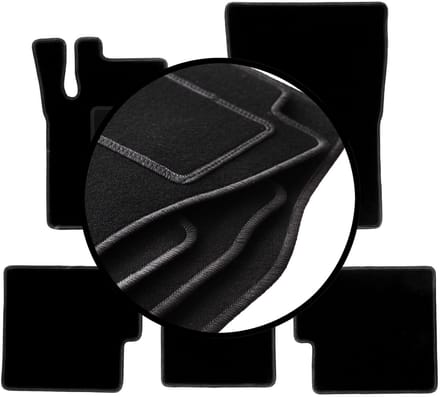 Complete set veloursmatten voor: Mercedes G W463 Long off-road (2008-2018)