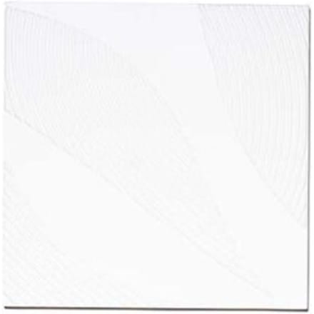 Wanddeco Tazi groot vierkant wit - 90 x 90 x 3 cm
