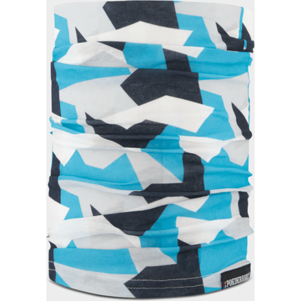 Poederbaas Nekwarmer Blauw / Wit - One Size - Multifunctioneel
