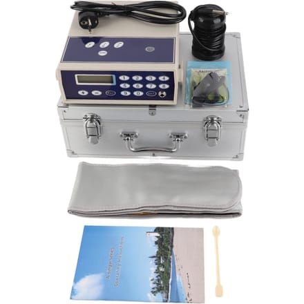 Lichaamsontgiftingsmachine Ionische Array Voetenbad Spa Reiniging Ionische Taille Riem Ontgifting gray