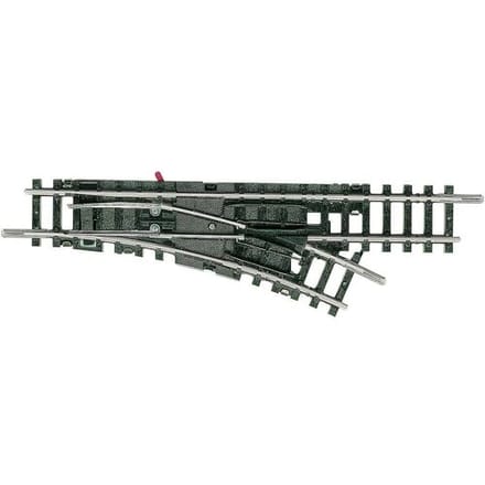 N Minitrix rails T14953 Wissel, Rechts 194.6 mm 24 ° 194.6 mm 1 stuk(s)