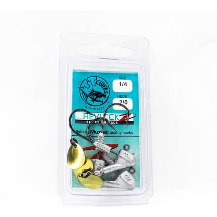 Tête plombée Tackle Tactics TT Revlockz HD 1/4 oz 2/0 2/paquet (9360)