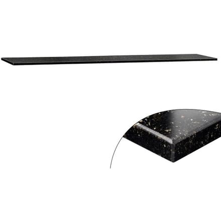GGM Gastro Granitarbeitsplatte - 2000x600mm - Star Galaxy