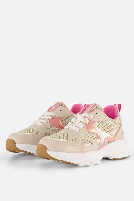 Muyters Sneakers Combi roze Suede - Maat 32 - Kinderschoenen