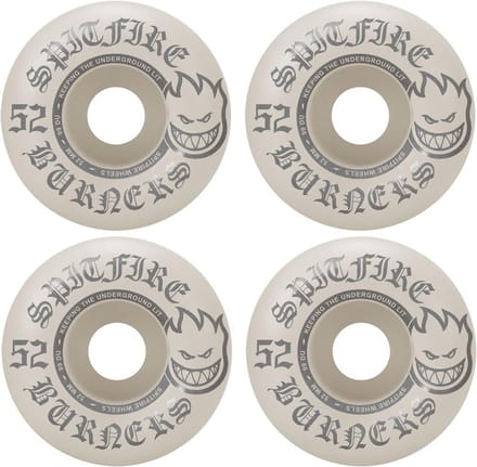 Skateboard Wielen 52mm 99A Wit/Zilver - Hoge Kwaliteit Street & Park