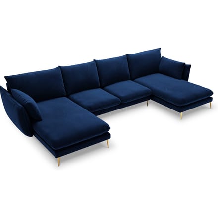 5-zitshoekbank Elio velvet | Milo Casa