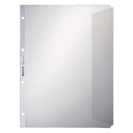 Leitz Premium Showtas met Klep - A4 - 30% Pre-consumer Gerecycled Plastic - 13 mm - 50 stuks - Transparant