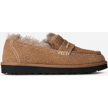 UGG® Ellis Loafer for Women in Brown, Size 5, Suede/Polyester/Wool