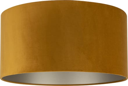 Uniqq Lampenkap velours goud Ø 50 cm – 25 cm hoog