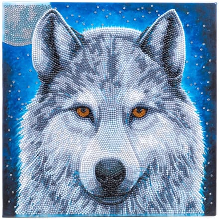 Diamond Painting "Crystal Art Kit", 30 x 30 cm - Moonlight