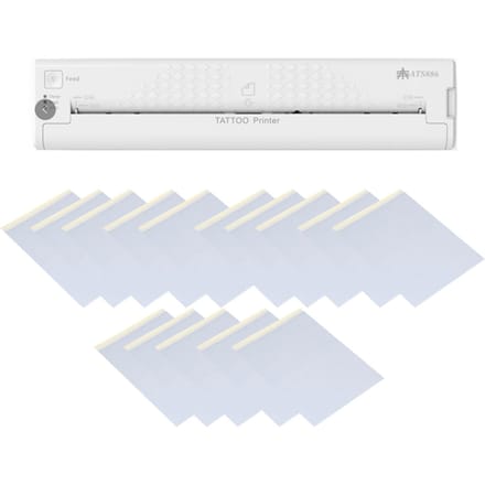 USB Tattoo Transfer stencilmachine BT-papierprinter Draagbare printer Tekening thermische stencil wit