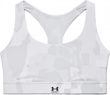 Under Armour Isochill Team Sport Bh- Middel Ondersteuning - Camouflage - Wit/ Grijs - Maat XS