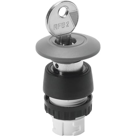 Festo Paddenstoel Drukknop, Vergrendelend - 573108