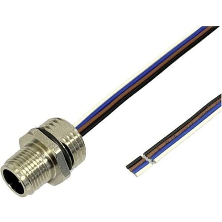 BKL Electronic 2703002 Sensor/actuator inbouwstekker M12 Aantal polen (sensoren): 4.5 0.5 m 1 stuk(s)
