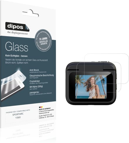 dipos – 2x Pantserfolie geschikt voor SPORTARC Y360 | 9H Screenprotector