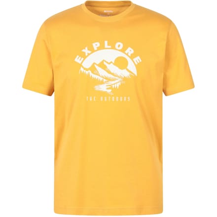 Mountain Warehouse Heren Explorer T-Shirt (Geel)