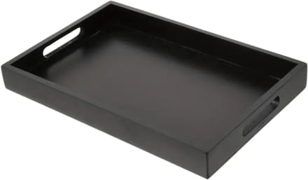 Bovista Dienblad - Rechthoek - Rond - Vierkant - Tray - Serving - Zwart