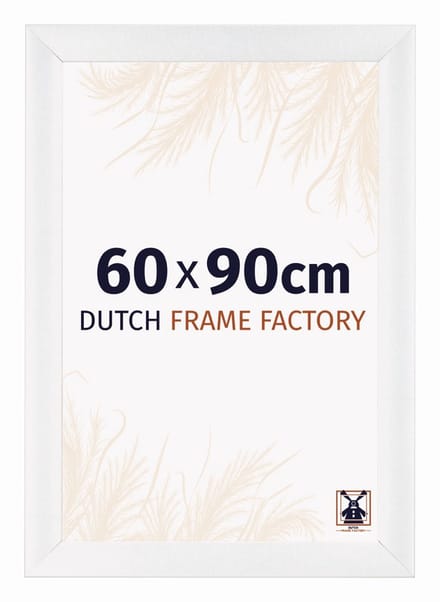 Fotolijst 60x90 cm - MDF - Wit Hoogglans - Praag