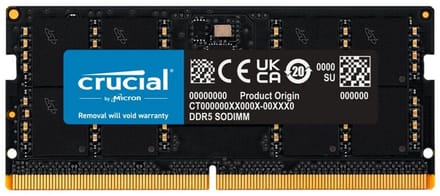 Crucial - DDR5 - module - 32 GB - SO-DIMM 262-pin - 5600 MHz / PC5-44800