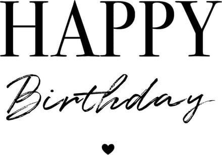 Servetten 25x25cm 20 stuks Cocktail Graphic Birthday