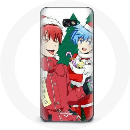 Coque pour Samsung Galaxy A8 2016 Karma et Nagisa Assassination Classroom Anime Christmas day