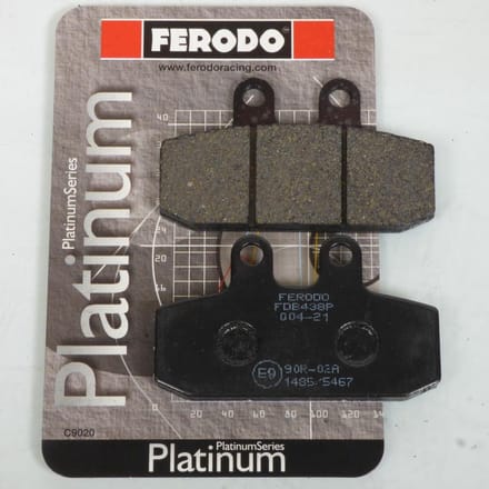 Plaquette de frein Ferodo pour Scooter Derbi 300 Rambla 2010 à 2011 VTHRA1C / AV Neuf